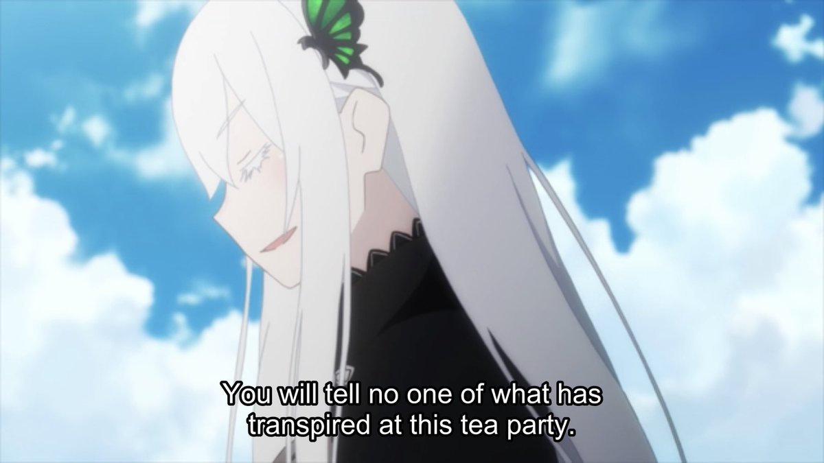 And should do better. In regards to Season 2 Ive seen people get genuinely confused whats going on during the episodes when its stated right ther on screen. Especially during Subaru able to take the Trial. Dona literally said he qualifys and took a compensation. His memory.—