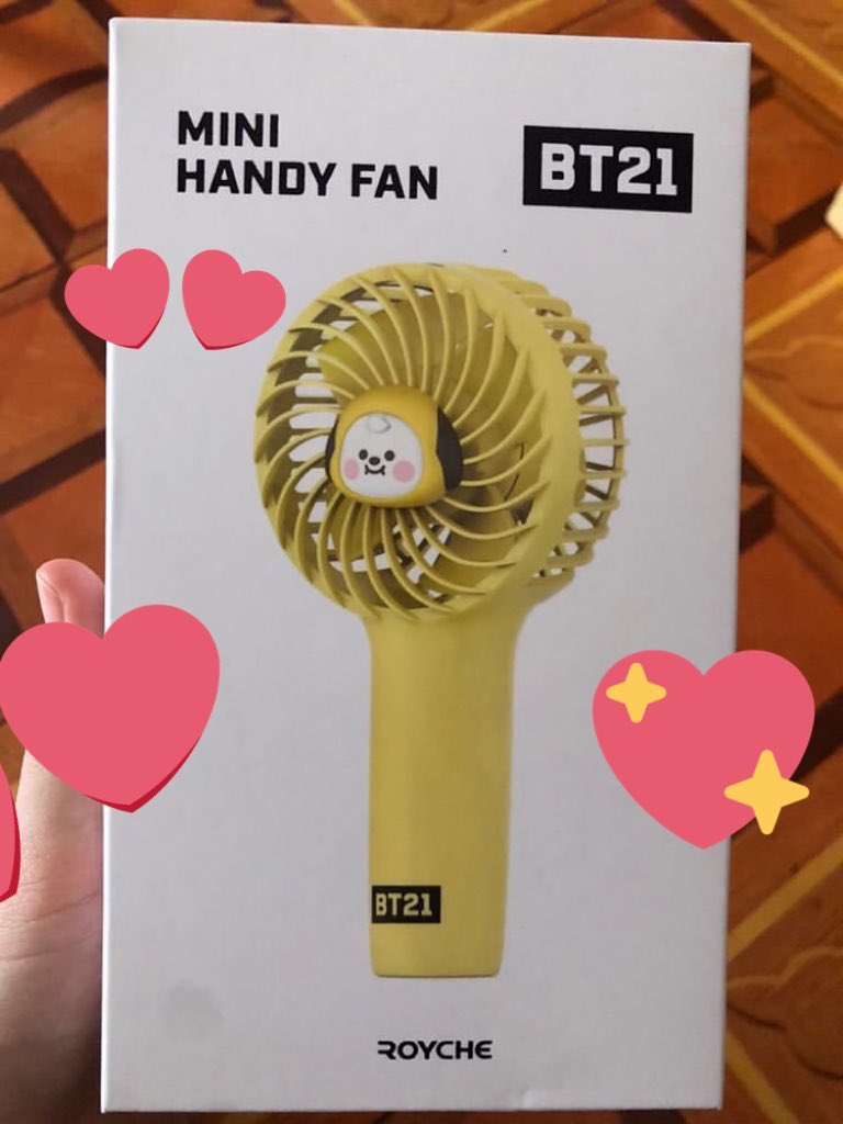 kimm_nt's tweet photo. ขายพัดลม mini handy fan #BT21 ชิมมี่ chimmy พร้อมส่ง ไม่เคยแกะ 
690฿ รวมส่ง 
#ตลาดนัดบังทัน #ตลาดรถไฟบังทัน #ตลาดนัดบังทันbt21 https://t.co/oDoDH98BCm