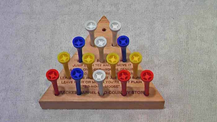 mrgaines_sciguy's tweet photo. Another casualty of COVID-19... No more peg board games on the breakfast tables at @CrackerBarrel. Hopefully, it will just be for little while. How on earth will I ever know if I’m not an “Eg-no-ra-moose?” #MegaSadFace https://t.co/b5Eh9A6jPj