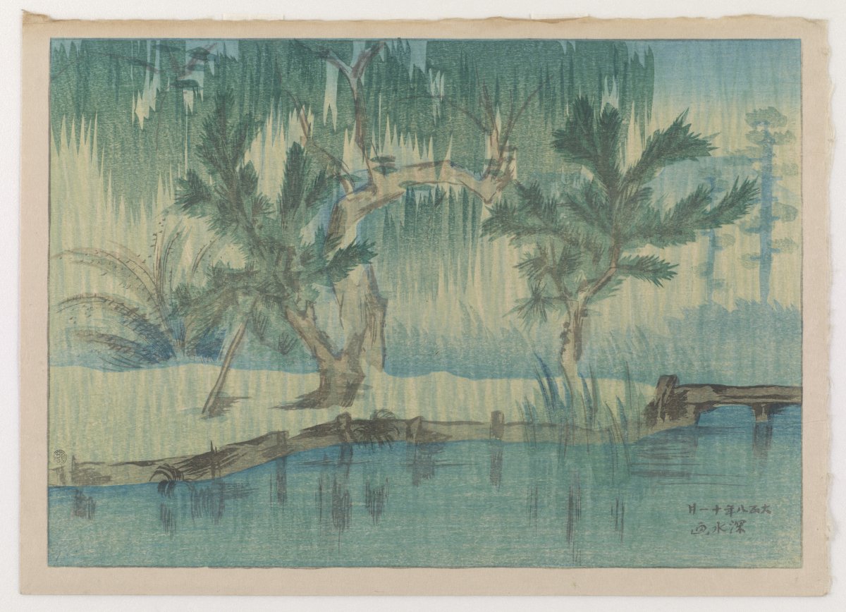 NatAsianArt's tweet photo. Reflect on yesterday, absorb its lessons, the way rain falls into water. ๐ง What will today bring? Be in the moment with us, #Mindfulness #Meditation, 12:15 pm EDT: https://t.co/A8fhnl4UMC
๐ผ "Early Summer Rain" in our #JapaneseArt collection via #OpenFS. https://t.co/v2oWu8yWUm https://t.co/H1fBXDkdRC