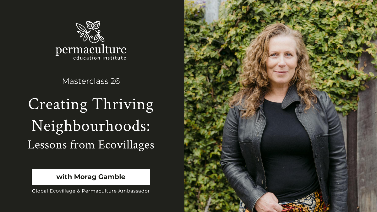 MoragGamble's tweet photo. Register now for my free masterclass on Monday.  As we stay at home, we are paying more attention to our neighbourhoods. We want them to be thriving places. What can we learn from ecovillages to navigate the situation we are in today.  https://t.co/A3XlHkg2X9 https://t.co/AbwqtjcTtE