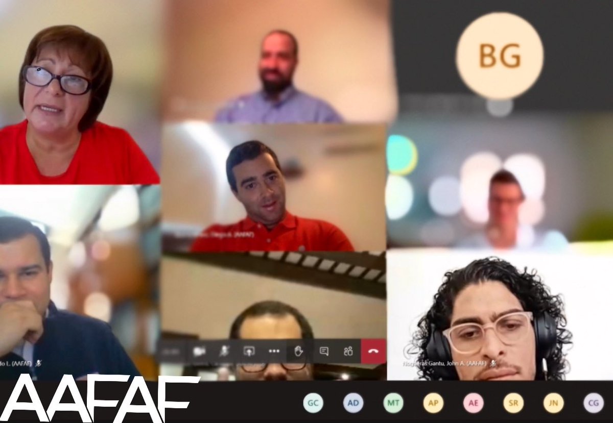 AAFAFPR's tweet photo. La directora ejecutiva de @FOMBPR @njaresko compartió hoy vía video conferencia con los participantes del Internado #AAFAF y explicó entre otros asuntos, el rol de la JSF y los esfuerzos que lleva a cabo junto al Gobierno de Puerto Rico. https://t.co/2kxBwYzitz