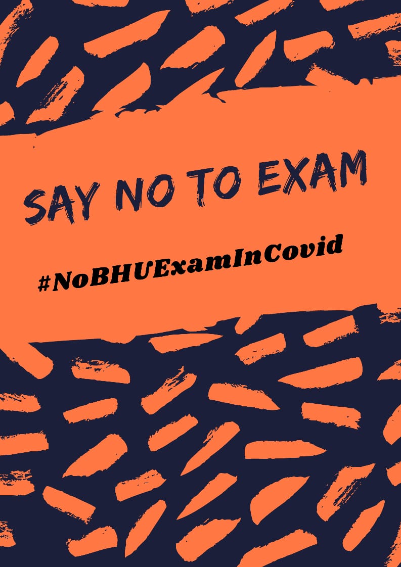 PeehuPrity's tweet photo. #NoBHUExamInCovid #NoBHUExamInCovid @DrRPNishank @narendramodi_in @PMOIndia @ugc_india @bhupro https://t.co/TeVfaWr02S