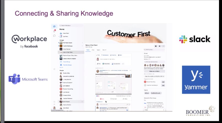 Ryan_BCI's tweet photo. When working remote, it's important to use tools to keep your team connected. #Engage2020 https://t.co/hvDChQmKJq