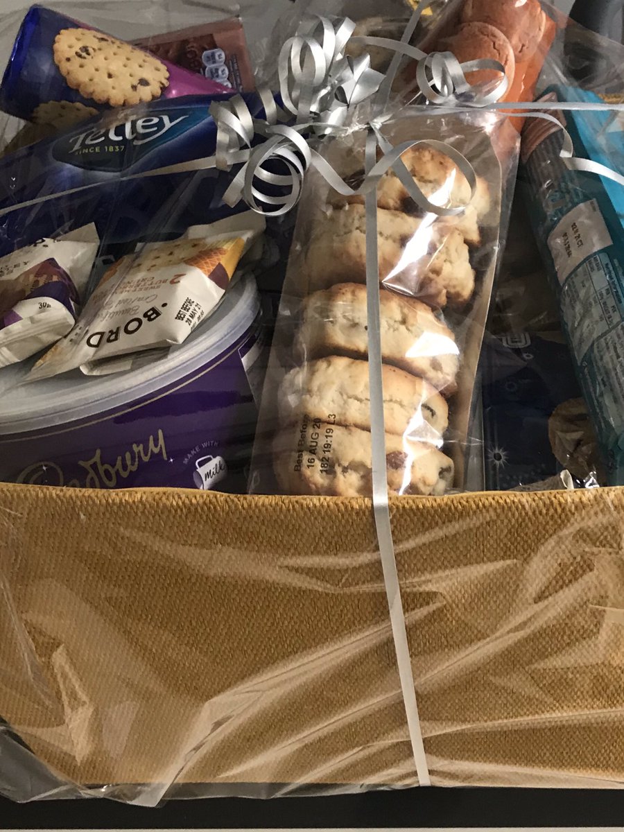 Thank you very much Challoner House Care Home <a href="/Barchester_care/">Barchester Healthcare</a> for the lovely food hamper. We all looking forward to afternoon tea tomorrow. Lots of ❤️ from Team Baroda.