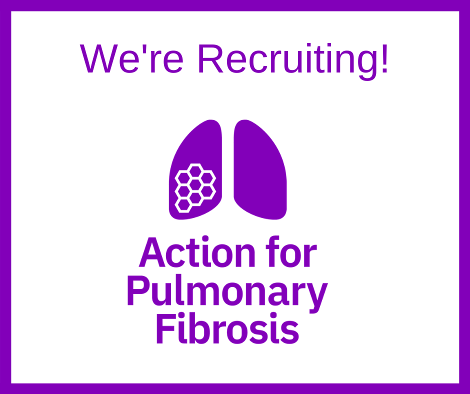 ActionPFcharity's tweet photo. Are you passionate about making research accessible to patients? Do you want an instrumental role in driving forward APF’s role into research? APF is recruiting its first Research Officer – deadline for applications 17th August. https://t.co/1Ih41RYvEb 

#CurePF #CureILD #IPF https://t.co/fzgnNp1KRi