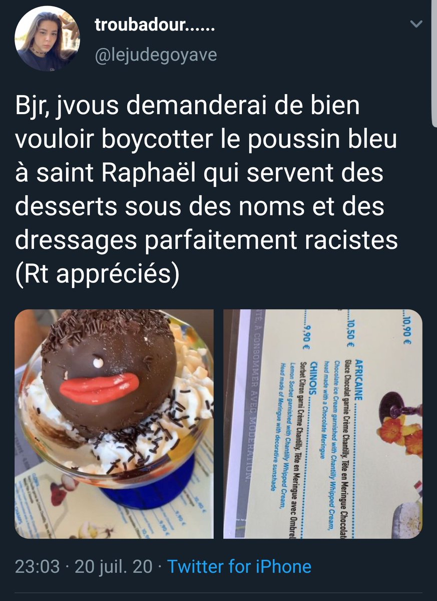 Vous Etes Formidables Merci D Avoir Sauve Ce Petit Commerce De L Extreme Droite Qui Voulait Supprimer Une Glace Car Africaine T Co I7luojc0lf