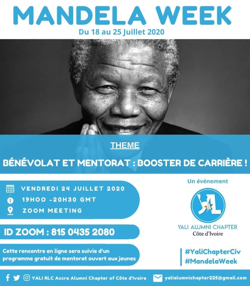 Yalichapter225's tweet photo. REJOIGNEZ NOUS EN CLIQUANT SUR LE LIEN : 
https://t.co/7FoDiVjfgW

#YaliChapterCiv
#MandelaWeek https://t.co/NavAmyUA44