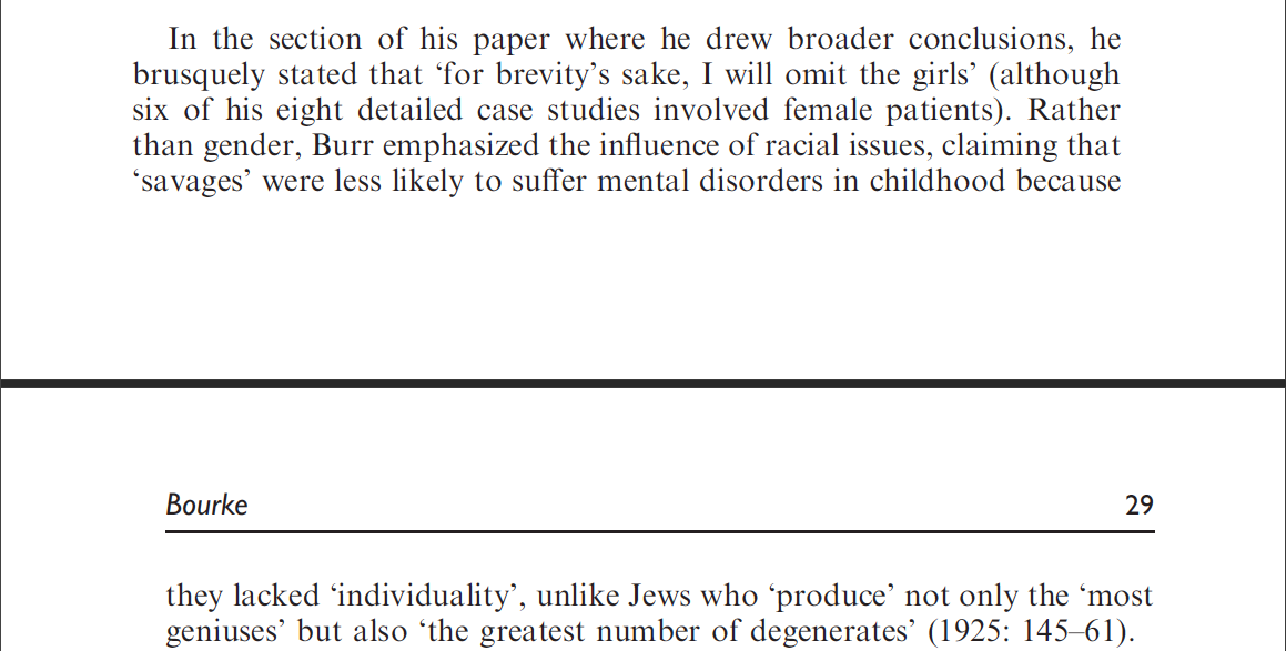 OH MY GOD THE SENTENCE GOT WORSE. Sexism, racism AND anti-semitism. yay.