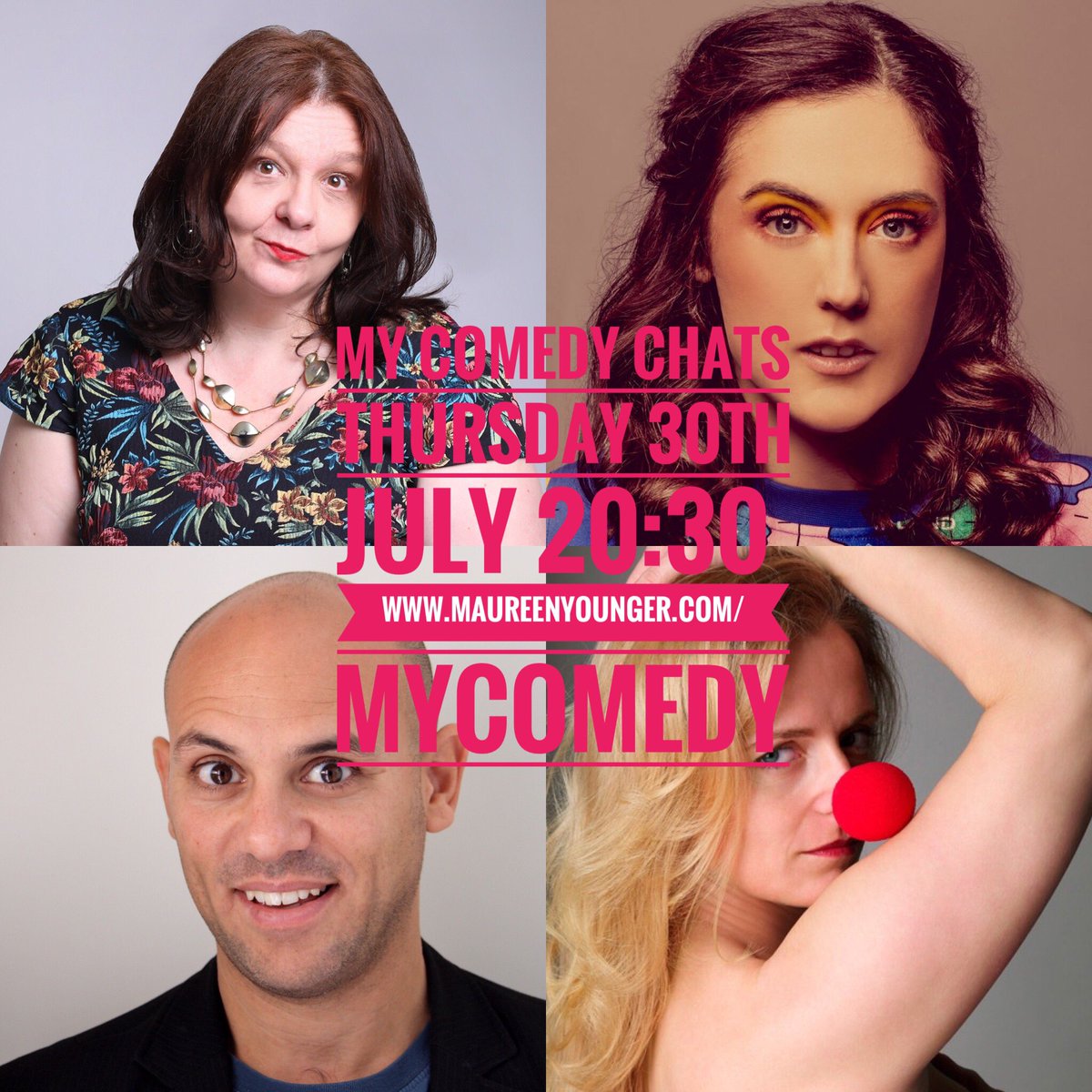 MYComedyLondon's tweet photo. Friday launch of @wtb_podcast with @JenBrister & @allysonjsmith Insta Live with @Jen on Tuesday. MY Comedy Chats on Thursday ft. @GrainneMaguire @LauraHaydenFun #adamfields. What a week!
For more info, head to
https://t.co/19WMwsAa0I https://t.co/Gx04klTYaU