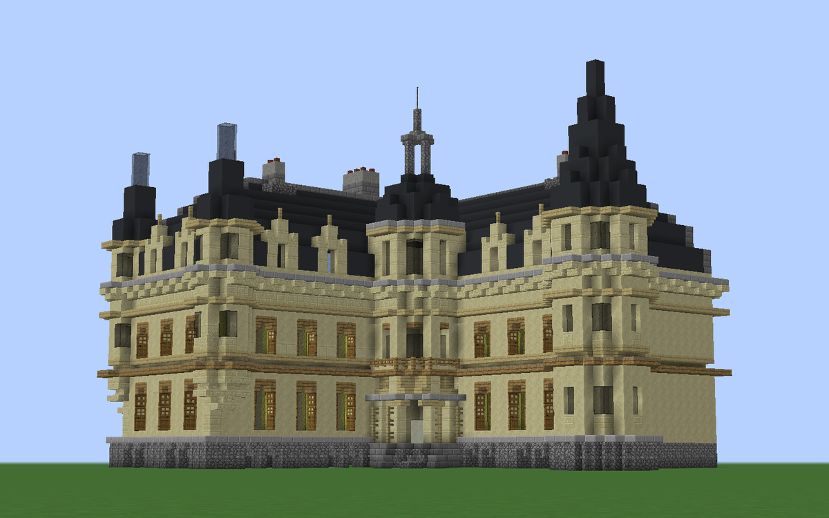 There's nothing I like as much as a chateau. 
Here's a 30-minute chateau I made on Athion.
#minecraft建築コミュ #minecraft