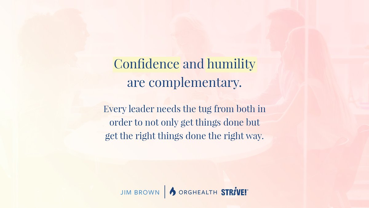 JimBrownStrive's tweet photo. Some of us trust our own answers and take action at the expense of trusting the input of others. Some of us trust others’ input so much that we surrender our own conclusions too quickly. Pair confidence to make bold decisions with humility to receive insight from others. https://t.co/ZuFXkmWNYB