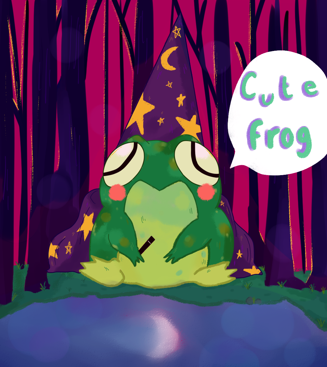 here_ellen's tweet photo. C u t e F r o g🐸✨
#frogs #dibujosart #drawing #frogdrawing #art #artwork #cutefrog #digitaldraw #painting #witchfrog #ilustracion #art #ArtistOnTwitter #frogs https://t.co/h1UxP8P2rG
