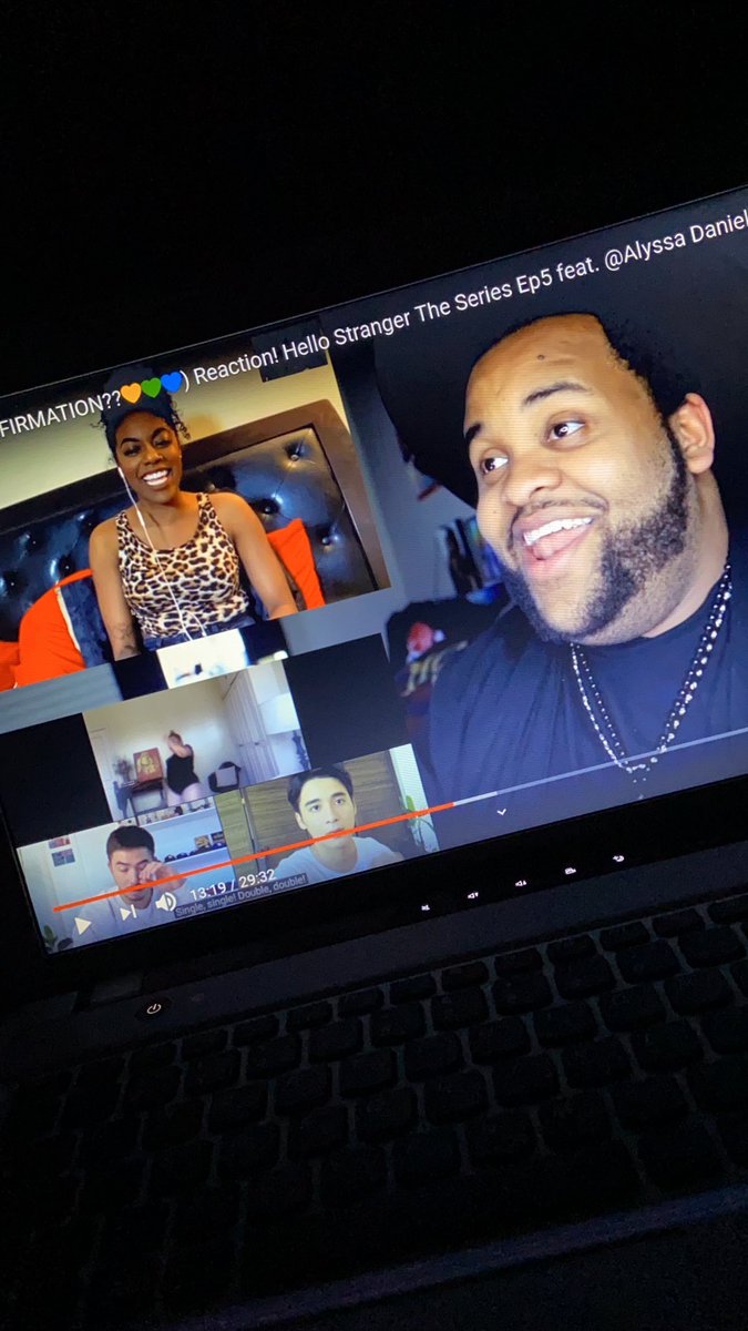 aliciabree_'s tweet image. Guess who’s finally watching @itsshaqii &amp;amp; @alyssadannnnni react to #HelloStrangerEP5... yess your right again.. it’s MEEE 🤣... I can’t stop laughing OMG the amount of times I almost fell off my bed 🤣🤣🤣. Love you guys ❤️❤️❤️