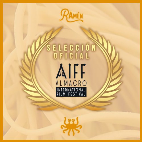 ramencorto's tweet photo. Nueva Selección Oficial para @ramencorto 🍜 #RAmén ha sido seleccionado en el @AlmagroFilm 🇪🇸 para el Programa de Humor - Mucho ruido. El pase de RAmén tendrá lugar el 7 de Agosto 🍻 https://t.co/dHncFCP9mZ