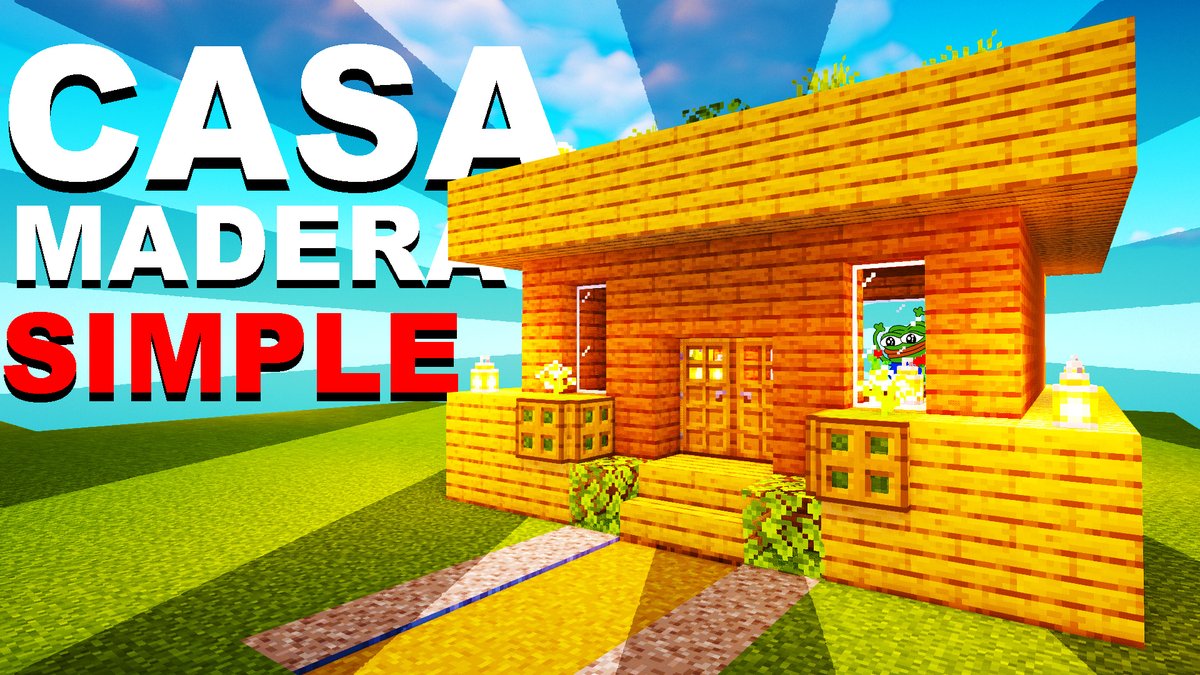 Gabrielnic31YT's tweet photo. 🏠NUEVA CASA DE MADERA🏡
Super casa de madera SIMPLE, útil para survival ;)
👉https://t.co/h3GCAJV3av👈
#Minecraft #Minecrafttutorial #Minecraftcasa #Minecraftbuild #Minecrafters https://t.co/uUtm5H3OMk
