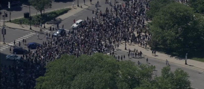 EthanBlount66's tweet photo. @TheSamVady Would you say the same thing about these Chicago protesters?? https://t.co/quz16PSxLc