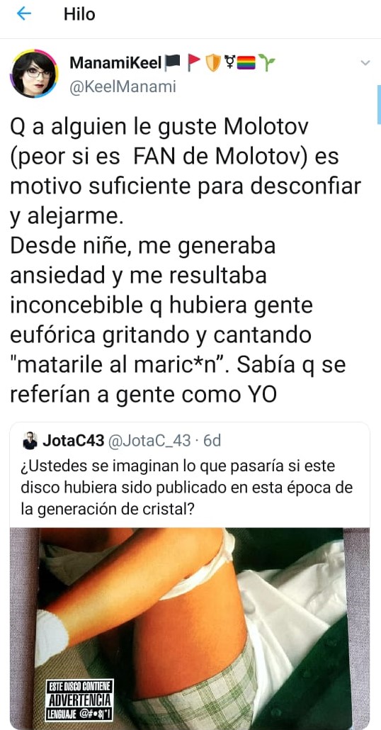 Cosasdepvtos's tweet photo. No pongan a Molotov porque me da ansiedad. https://t.co/xmTL5nXNP6