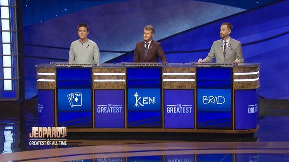 laughingplace's tweet photo. We won't have to answer in the form of a question as #Jeopardy greats #KenJennings, #JamesHolzhauer, and #BradRutter are in talks to be a part of a new trivia show in development at #ABC: https://t.co/F2CzRO7owi https://t.co/fjufVtS9e7