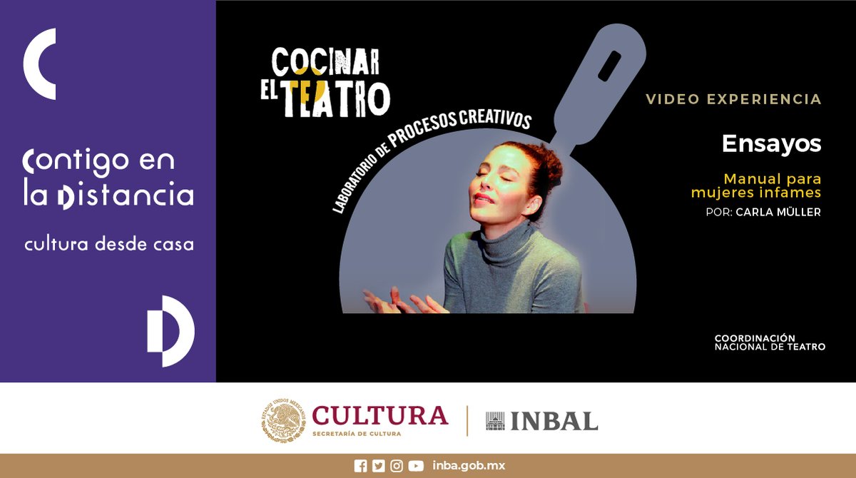 A través de una charla entre la actriz <a href="/SoyCarlaMuller/">Carla Müller</a>, la directora @lucianasilveyra y la dramaturga <a href="/K221177/">Karin Valecillos</a>, nos muestran cómo eligieron abordar un momento específico en la vida de Simone de Beauvoir. 

"Manual para mujeres infames" 👉 bit.ly/2Cz60xf