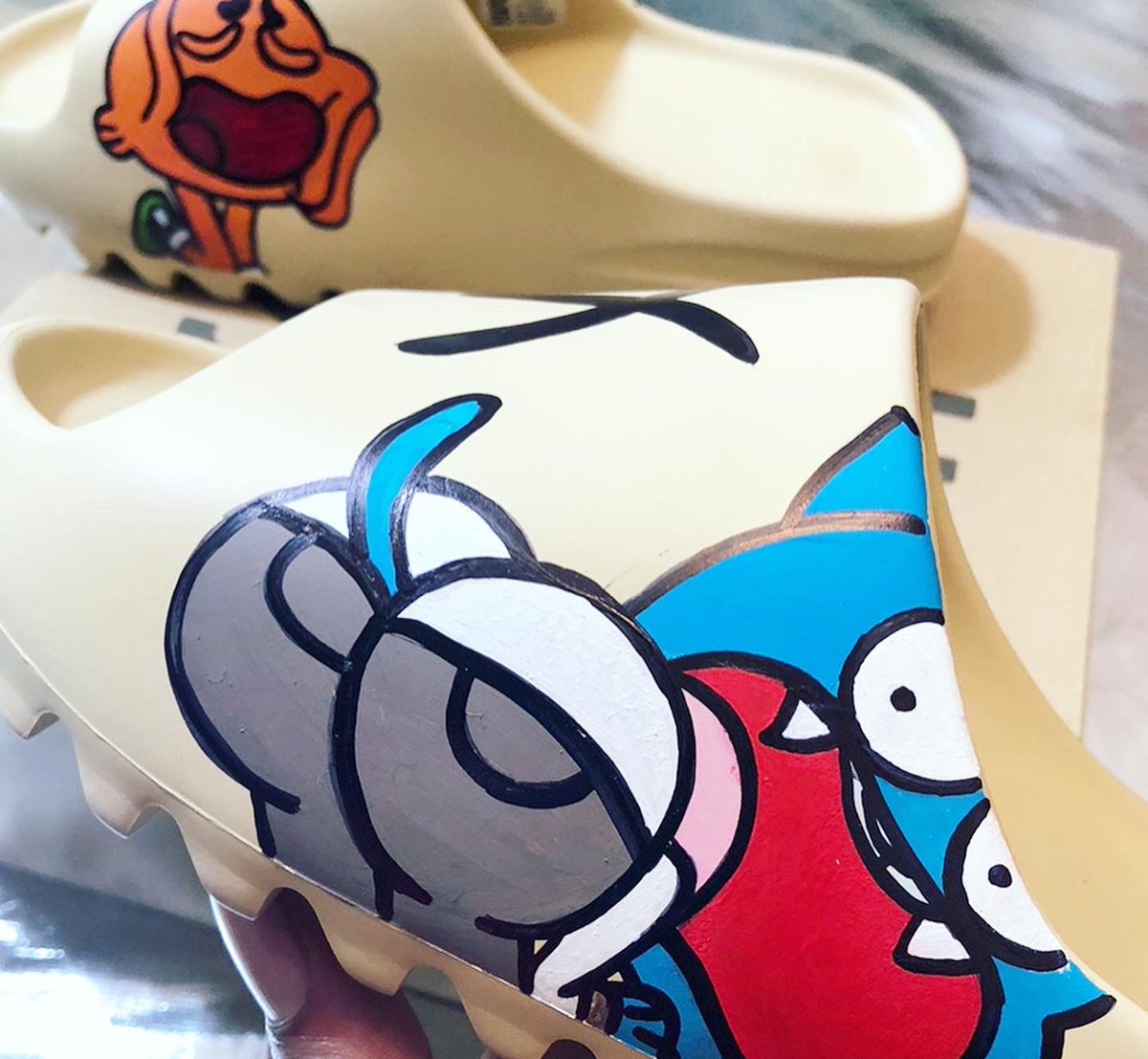 _realkee's tweet photo. Custom Gumball YZY Slides
For @Chythegreatest1 💫 https://t.co/iNaKswh1f0