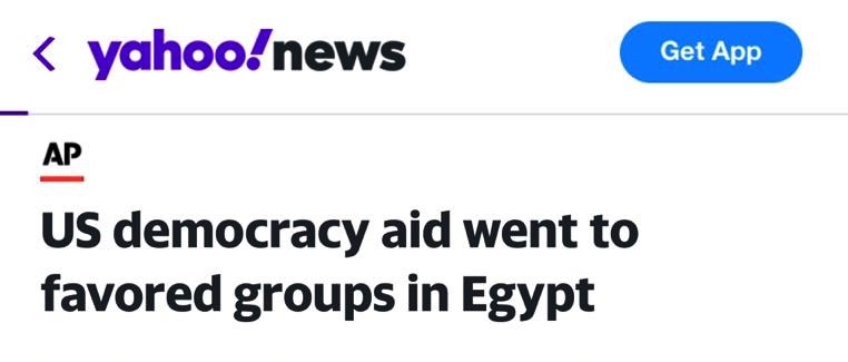 The U.S. government also provided political assistance to various political forces in  #Egypt through American NGOs, by “picking sides” as to who benefited from these U.S. government funds to advance American interests. 11/