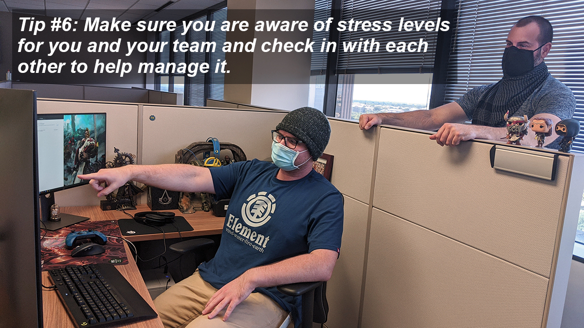 It’s important to keep mental health in mind, just as much as physical health! Our tip this week is about making sure you’re doing what you can to take care of yourself and your coworkers! #workhardworksmart