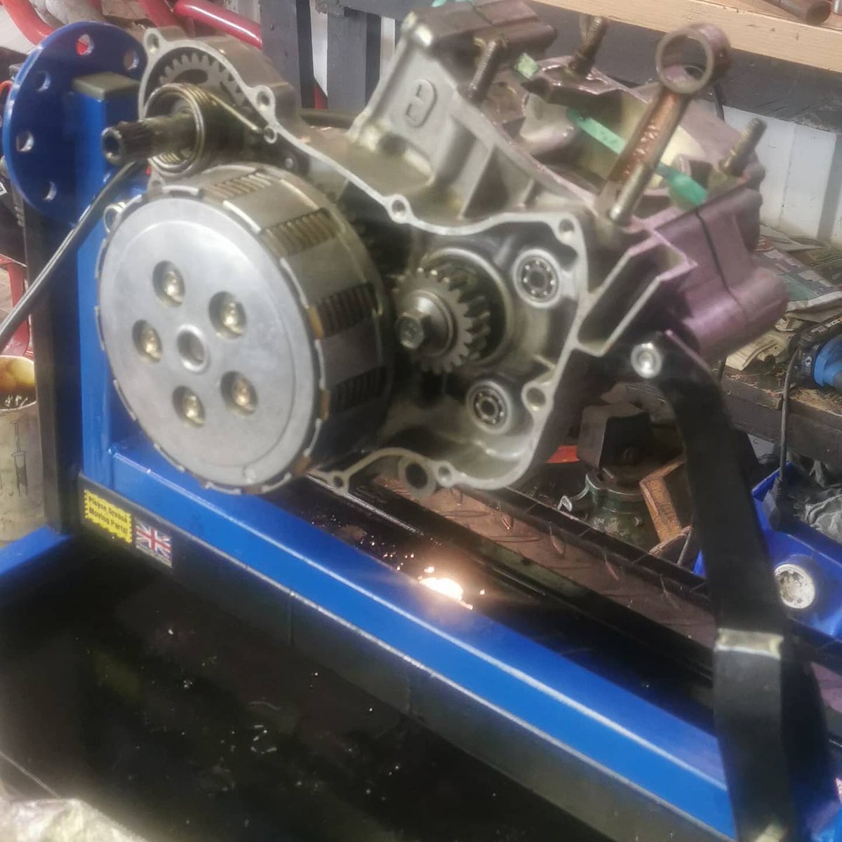 Linksmc's tweet image. A little cr 125 rebuild today.