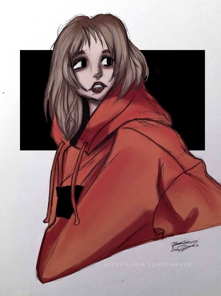 ASchiffhauer's tweet photo. Just a practice to figure out a style, reference from Pinterest. https://t.co/nDUzfgFzNg
