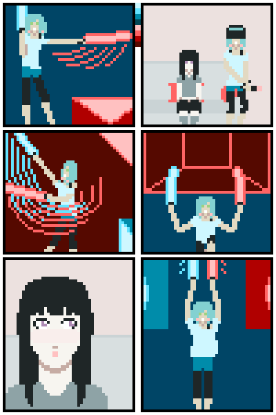 @cybershoujo I swear I do other stuff I just post a lot in between and don't have an art-only account (yet?)
have some more examples! on the house! I like drawing girls with teal hair https://t.co/UOMlXATIBL