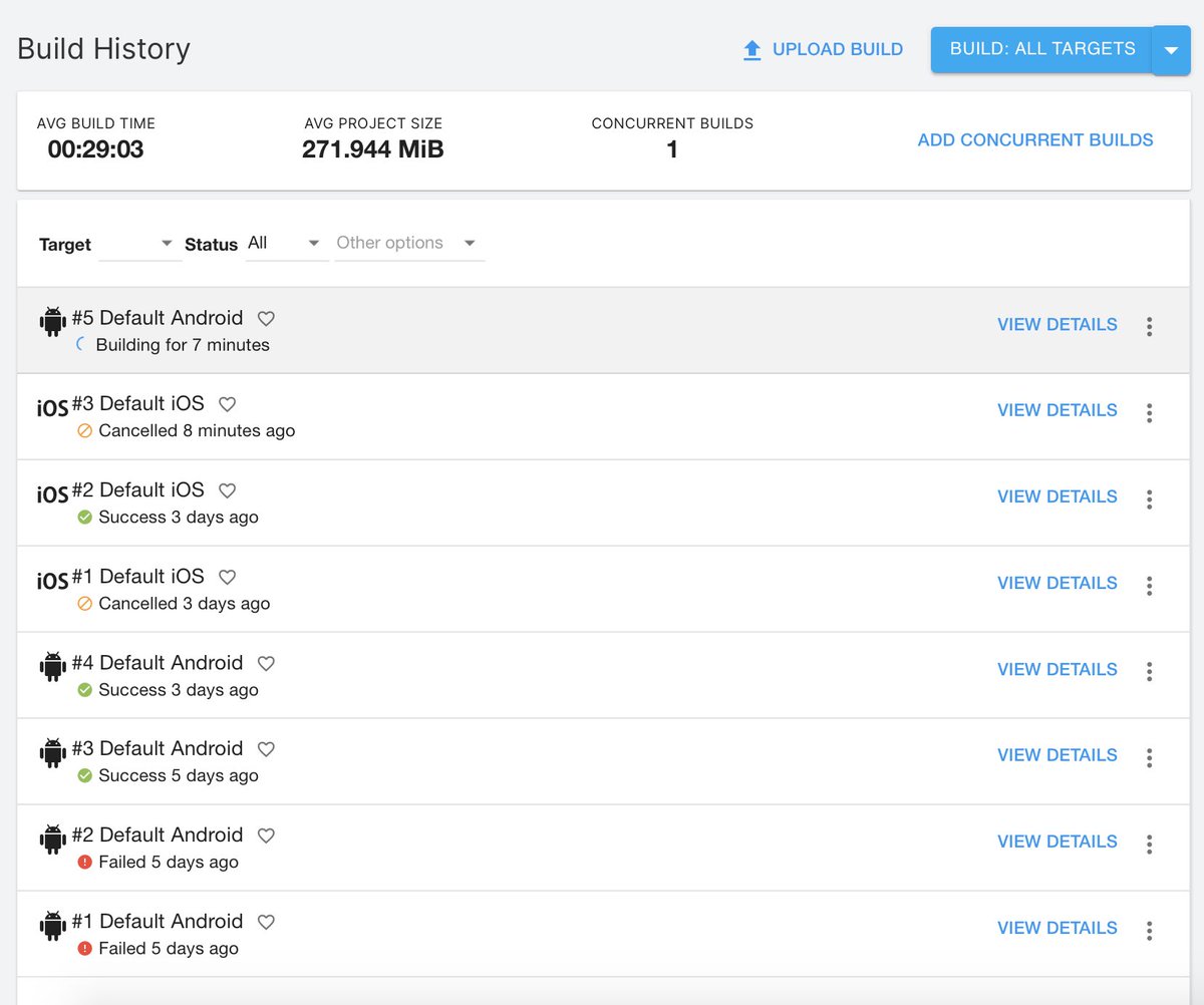 Cross-platform building pipeline with Unity Cloud Build 😍
#Android #iOS 🤖🍏 
#gamedev #madewithunity #indiedev