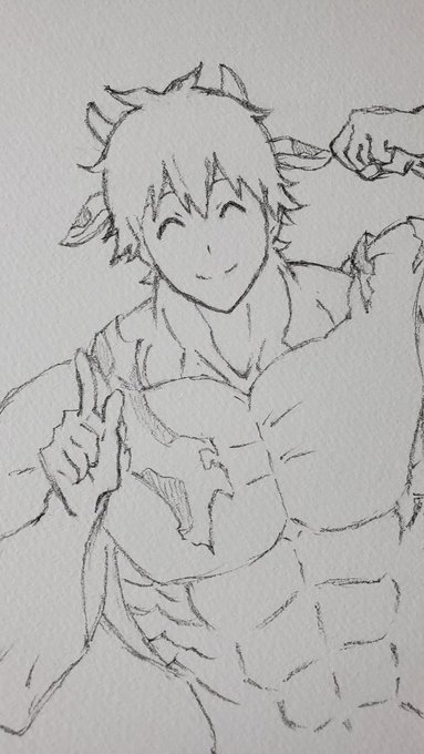 モノクロにするとカッコ良く見える魔法がかかる 模写 シャーペン画と対し せい 聖夜の漫画 モノクロにするとカッコ良く見える魔法がかかる 模写 シャーペン画と対し せい 聖夜の漫画