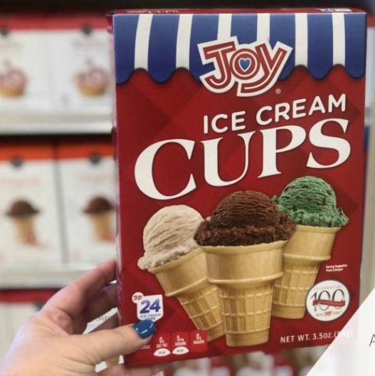 These ice cream cones: 10 CALORIES FOR ONE!!