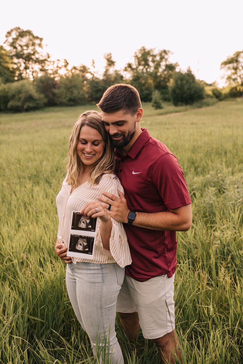 em_majewski2's tweet photo. Well we decided that we are sick of sleeping in and doing whatever we want all the time! 

We can’t wait to meet baby Majewski at the end of January! ❤️ @CoachMajewski https://t.co/9l0co16FGC