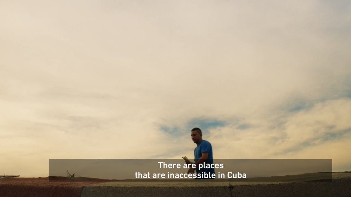 When you run into this part, just note that it isn't unique to Cuba. What may be unique is that they do something about it to ensure people can still communicate in general and participate in elections.