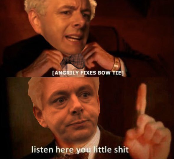 11. Aziraphale goes feral