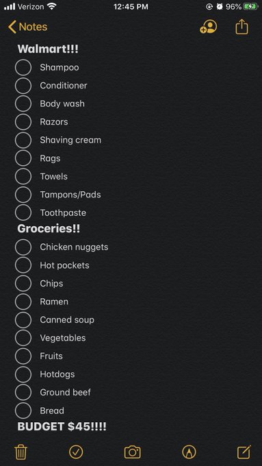 Here&rsquo;s a list of what I need from the store today. I offer a premium snap and sell content. If you can<a href="/tag/newprofilepic"class="tags"><span>#newprofilepic</span></a>