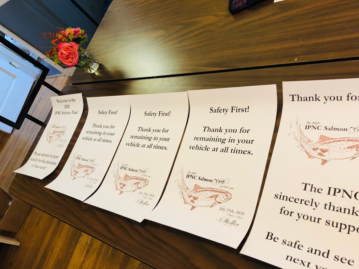 The International Pinot Noir Celebration (@ipnc) on Twitter photo Signs for Saturday's #SalmonTake are ready, it's official! 🐟🔥🍷
⠀
You have 2 days to secure tickets. Join us Sat 5:30-7:30pm at <a href="/StollerWine/">Stoller Family Estate</a> to snag your multi-course Salmon Feast paired w/top Pinots from featured IPNC wineries: bit.ly/IPNCSalmonTake. Can’t wait to see you! Signs for Saturday's #SalmonTake are ready, it's official! 🐟🔥🍷
⠀
You have 2 days to secure tickets. Join us Sat 5:30-7:30pm at <a href="/StollerWine/">Stoller Family Estate</a> to snag your multi-course Salmon Feast paired w/top Pinots from featured IPNC wineries: bit.ly/IPNCSalmonTake. Can’t wait to see you!