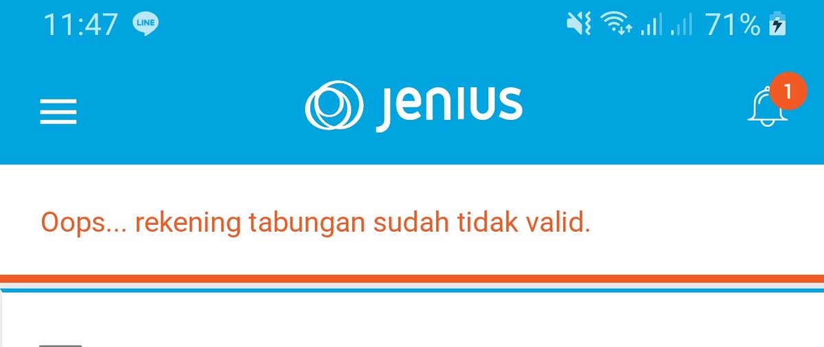 AlvinJulian_'s tweet photo. Min @JeniusConnect @jeniushelp ini kok semua rekening dibilang sudah tidak valid, mau isi gpay ovo ga bsa juga. Kok ga se reliable dlu ya 🤦‍♂️ https://t.co/qpIQdk13tf