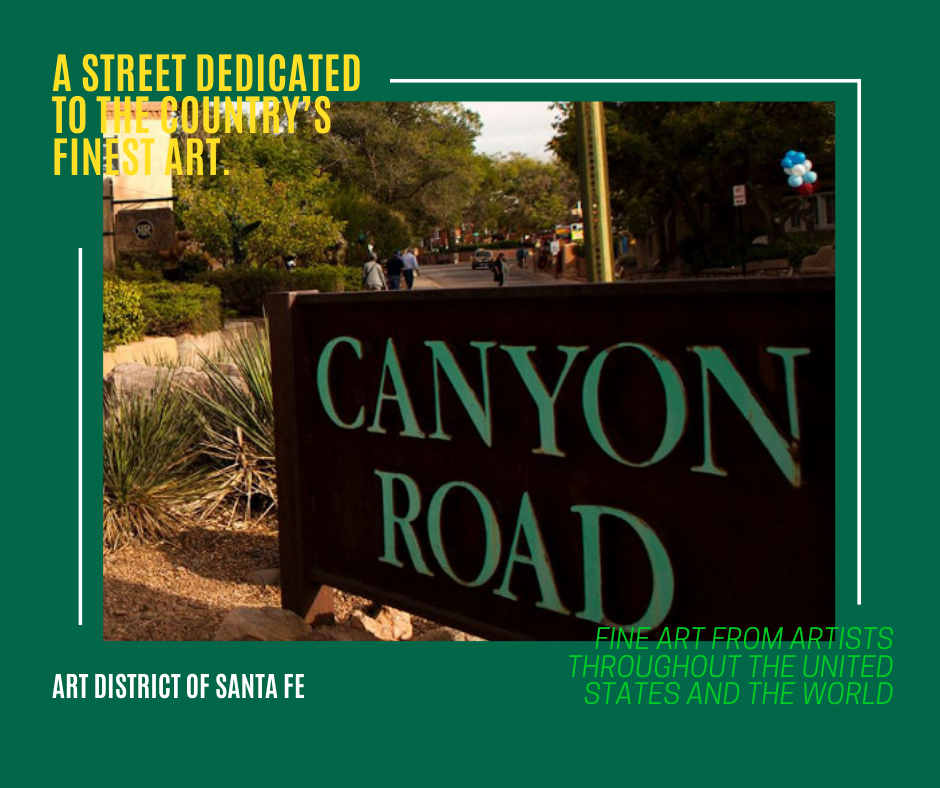 Canyon Road is #SantaFe's historic arts district. Home to over eighty #artgalleries, as well as boutiques, restaurants, and #historicadobehomes, it is the cultural center of Santa Fe. #MarinFeatherArt Studio &amp; #Gallery located in the historic #CanyonRoad. #featherartgallery #art