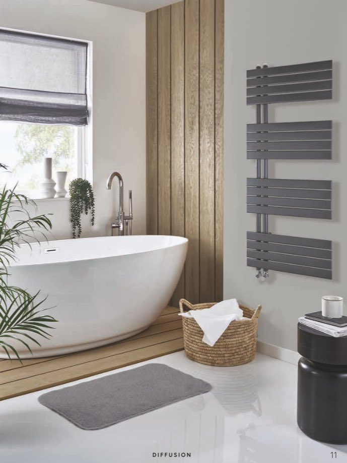 Our New Range of Towel Rails Diffusion- Available in 4 finishes 

Exclusive to Davroc.  #bathrooms #finishes
