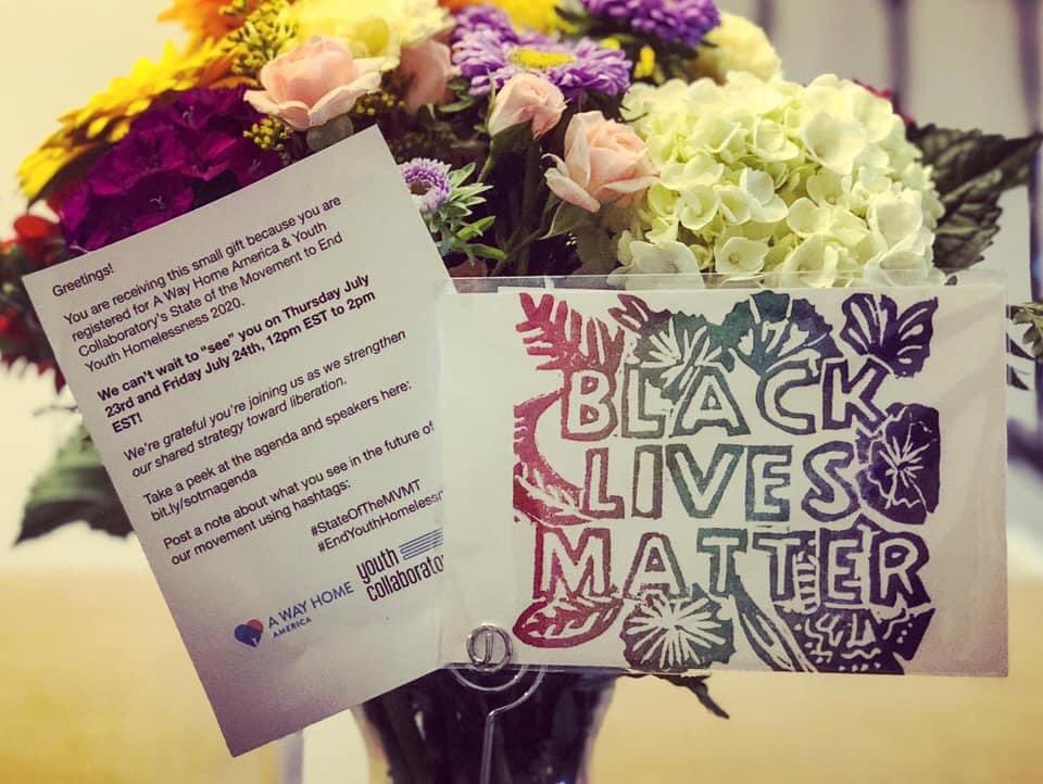 awayhomeamerica's tweet photo. #StateOfTheMVMT is underway! We sent the first 230 registrants small gifts to show our appreciation for your participation! #EndYouthHomelessness #BlackLivesMatter ❤️ https://t.co/vaPPrMp7By