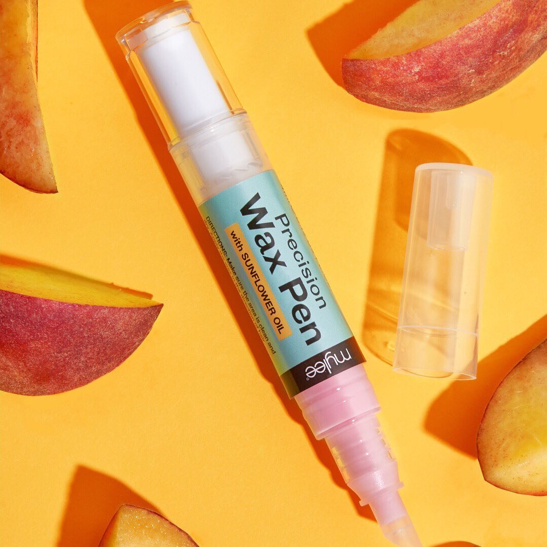 Things are about to get a little...peachy🍑 Or should we say peach fuzz-less? Remove hairs from those tricky areas with Mylee's Precision Wax Pen. ⠀⠀⠀⠀⠀⠀⠀⠀⠀ #justbeautyuk #waxathome #myleemylook