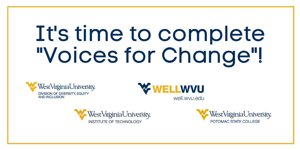 New Mountaineers! Have you checked your mix account today? Because you’ll likely have received your invite to “Voices for Change”! This is required for all new incoming students.
