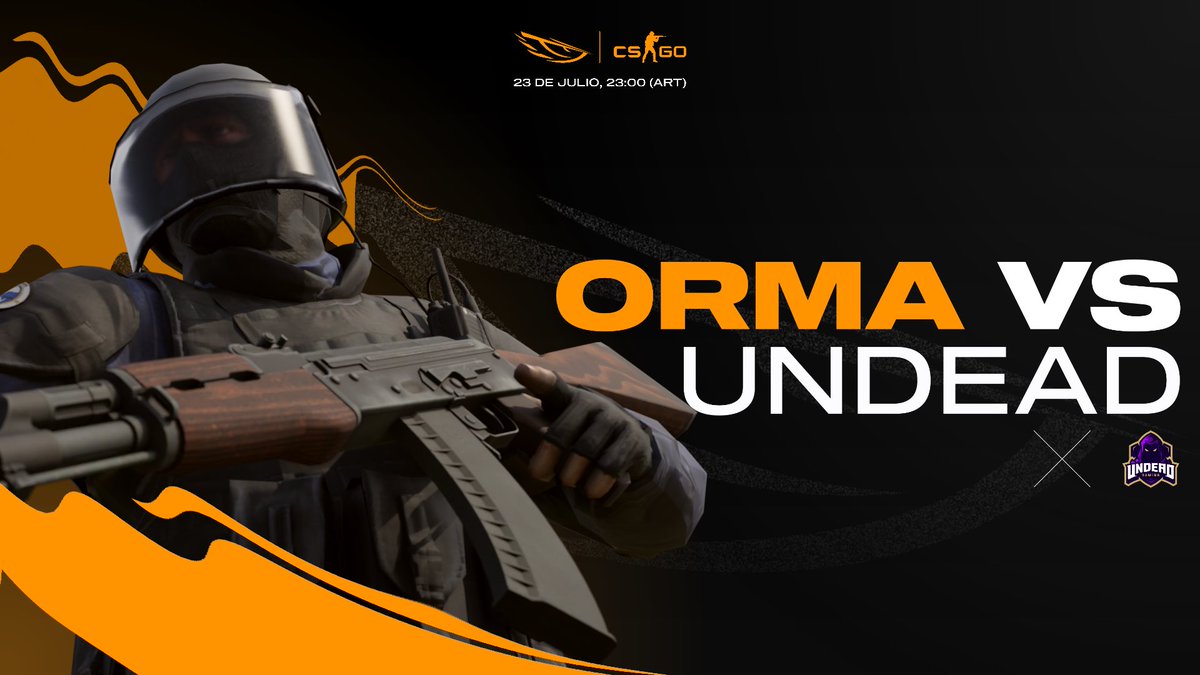 OrmaGaming's tweet photo. [CSGO]

¡Hay partido en cuartos de final de la @AMD_RedLeague ! 🙊

🆚 @UndeadGamingOK 
⏰ 23:00hs 🇦🇷 

#GoORMA https://t.co/aLigNY1stx