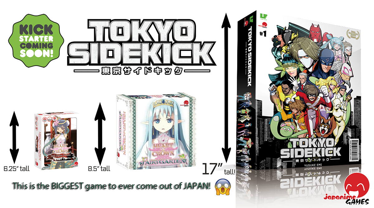 UKGamesExpo's tweet image. Hey there, Anime Fans! UKGE exhibitors @JapanimeGames is kickstarting Tokyo Sidekick!

If you’re a fan of Japanese Superheroes, you won’t want to miss this!

kickstarter.com/projects/37092…

#Japan #Anime #UKGE2020 #Cowboybebop #Fun #Games #Boardgames #Tanto #Kamigami #Coreconnection
