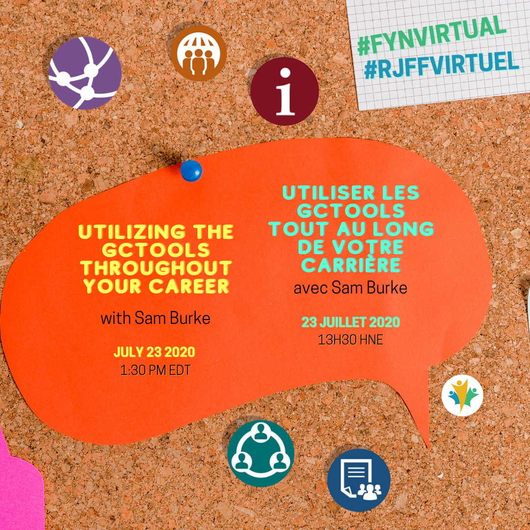 FYN_RJFF's tweet photo. We will be going live at 1:30pm (EDT) for today's #FYNvirtual session with special guest @_samuelburke ➡️ find out how you can leverage #GCtools throughout your career

https://t.co/70Z8nljUqF https://t.co/wVhlR1DFXc
