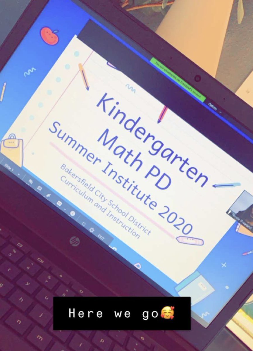 KindKinderTeach's tweet photo. First PD of the summer 😻🐾 #TeamBCSD #WeAreWilliams #Kindergarten #Math https://t.co/Qpz83WFhHd