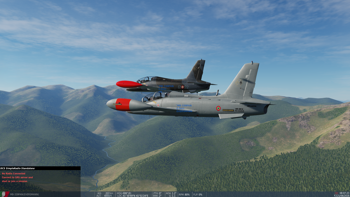 EversSalvo's tweet photo. Eversmann Addestramento su #MB339Pan #MB339A #DCSWORLD https://t.co/sV1GRVst6Z