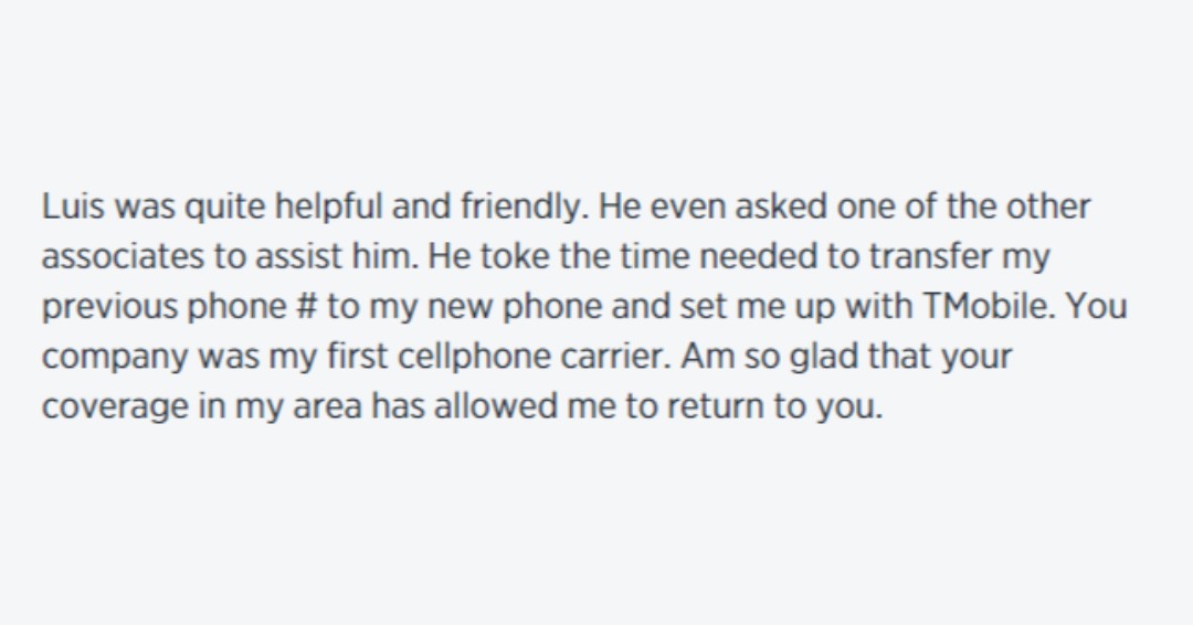 Welcome back to the Un-Carrier! #weloveourcustomers #ECPforMe